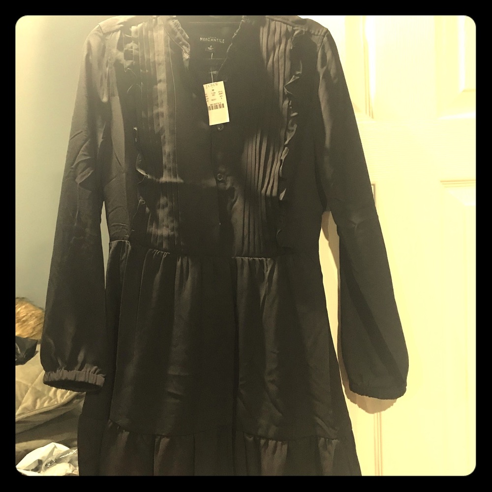J Crew black dress